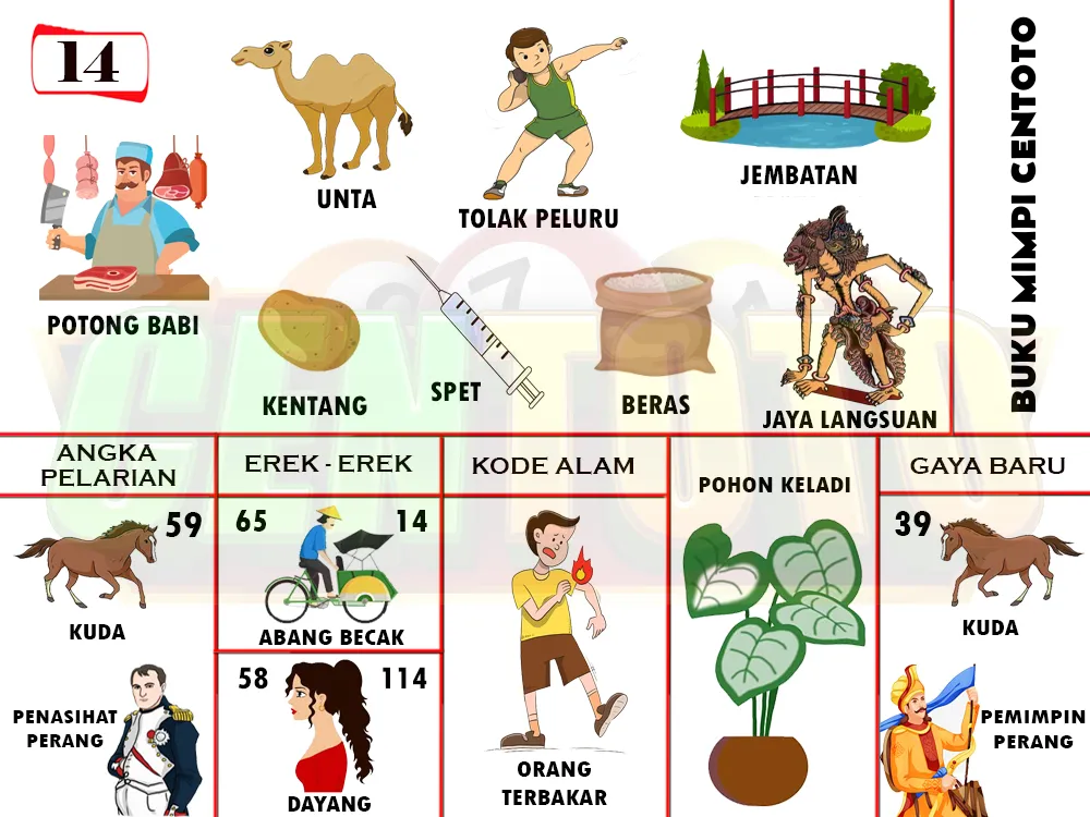 buku mimpi erek erek togel 14